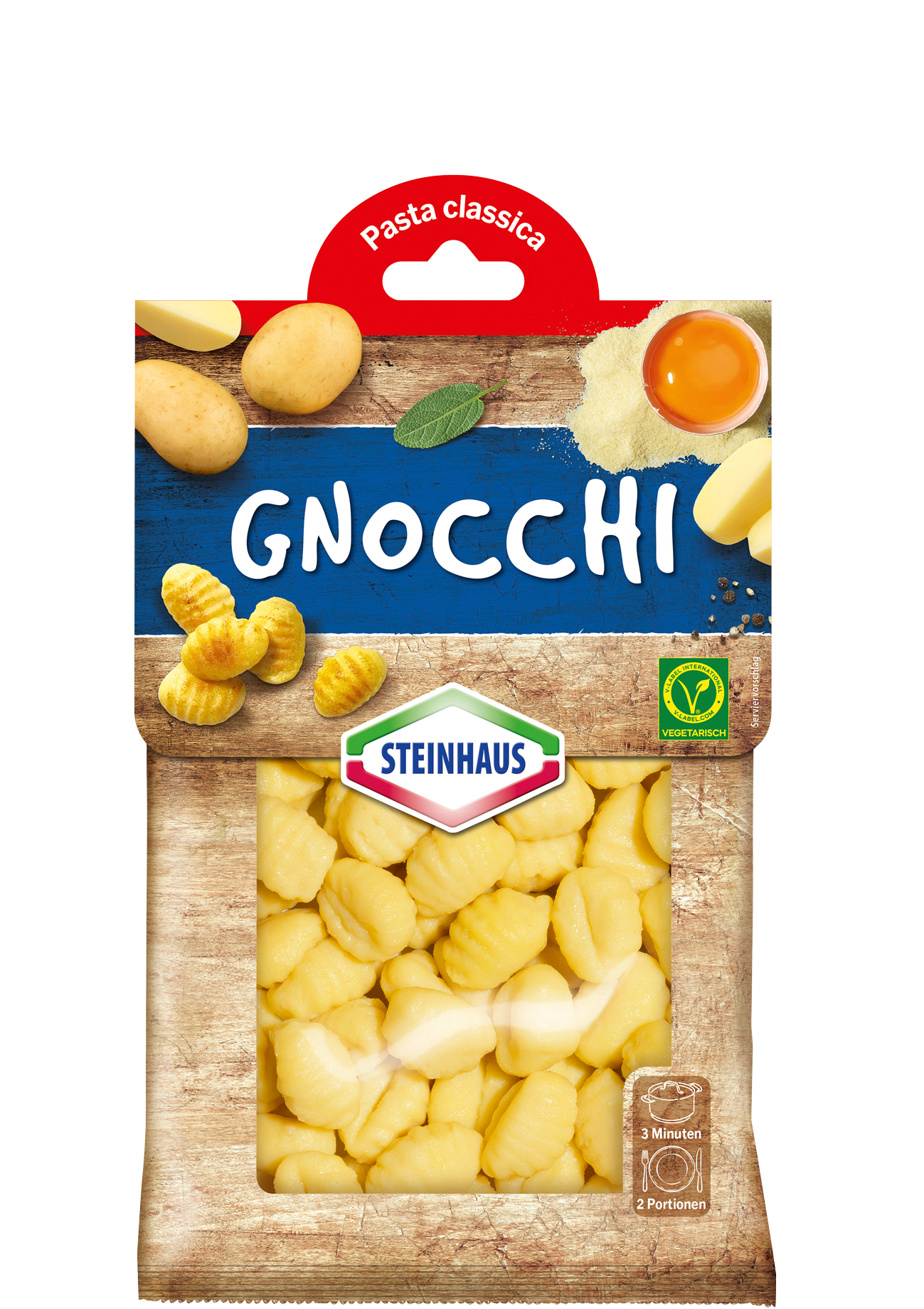 Gnocchi – Original italienische Kartoffelklößchen, ideal für die Zubereitung in der Pfanne – das ist Pastagenuss für jeden Tag.