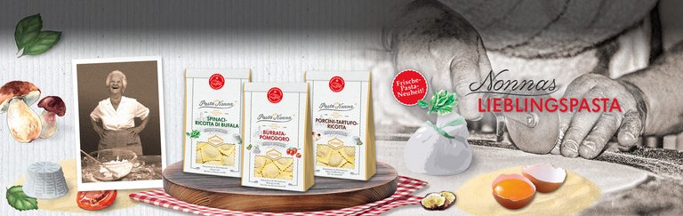Unsere Frische-Pasta nach Nonnas Originalrezept — schmeckt wie handgemacht!