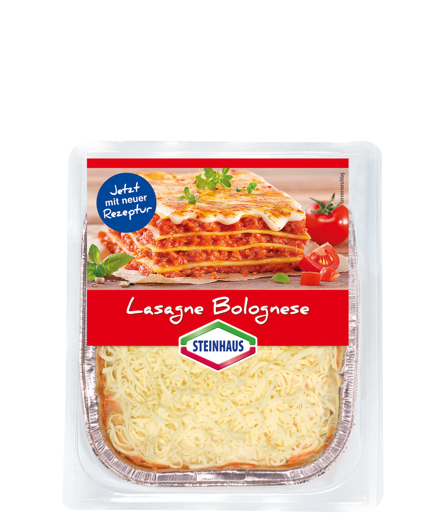 Lasagne Bolognese – Der Klassiker der italienischen Pasta Küche. Die Lasagne besteht aus dünn ausgerollten Teiglagen, die abwechselnd mit Béchamel- und Sauce Bolognese geschichtet werden.